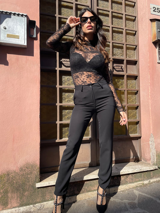 Pantalone chino Black