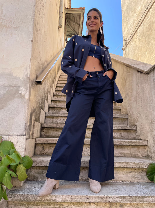 Pantalone Classic blu navy