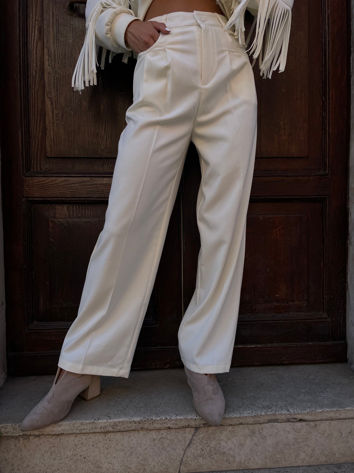 Pantalone carrot burro