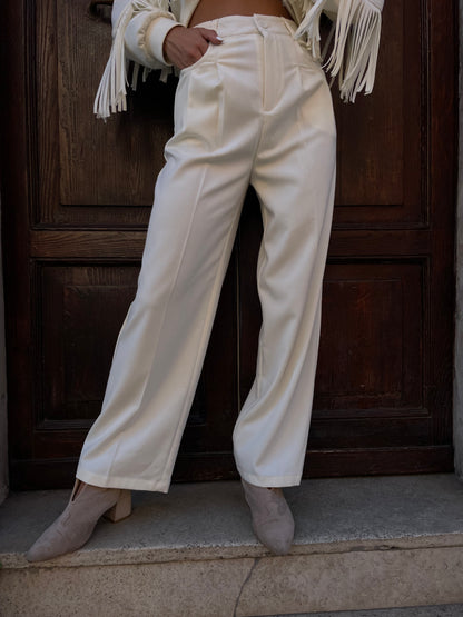 Pantalone carrot burro