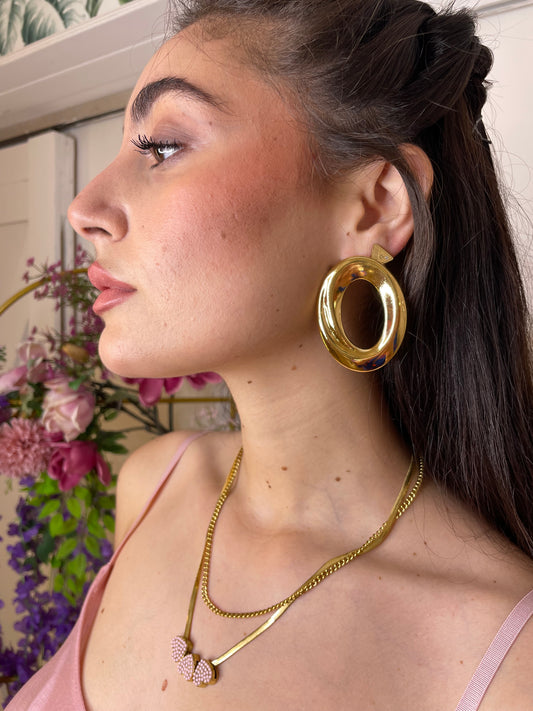 Orecchini Gold circle