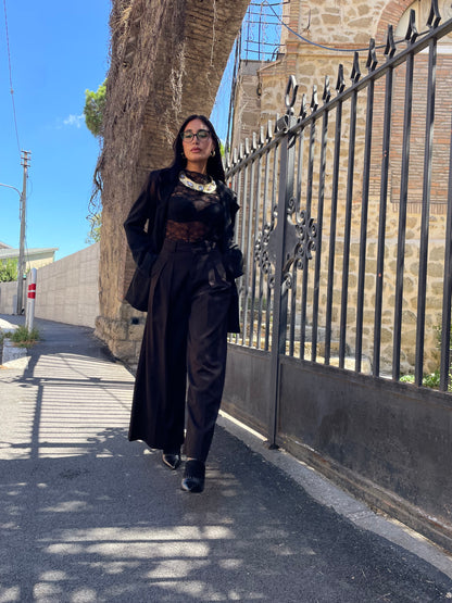 Pantalone palazzo Black