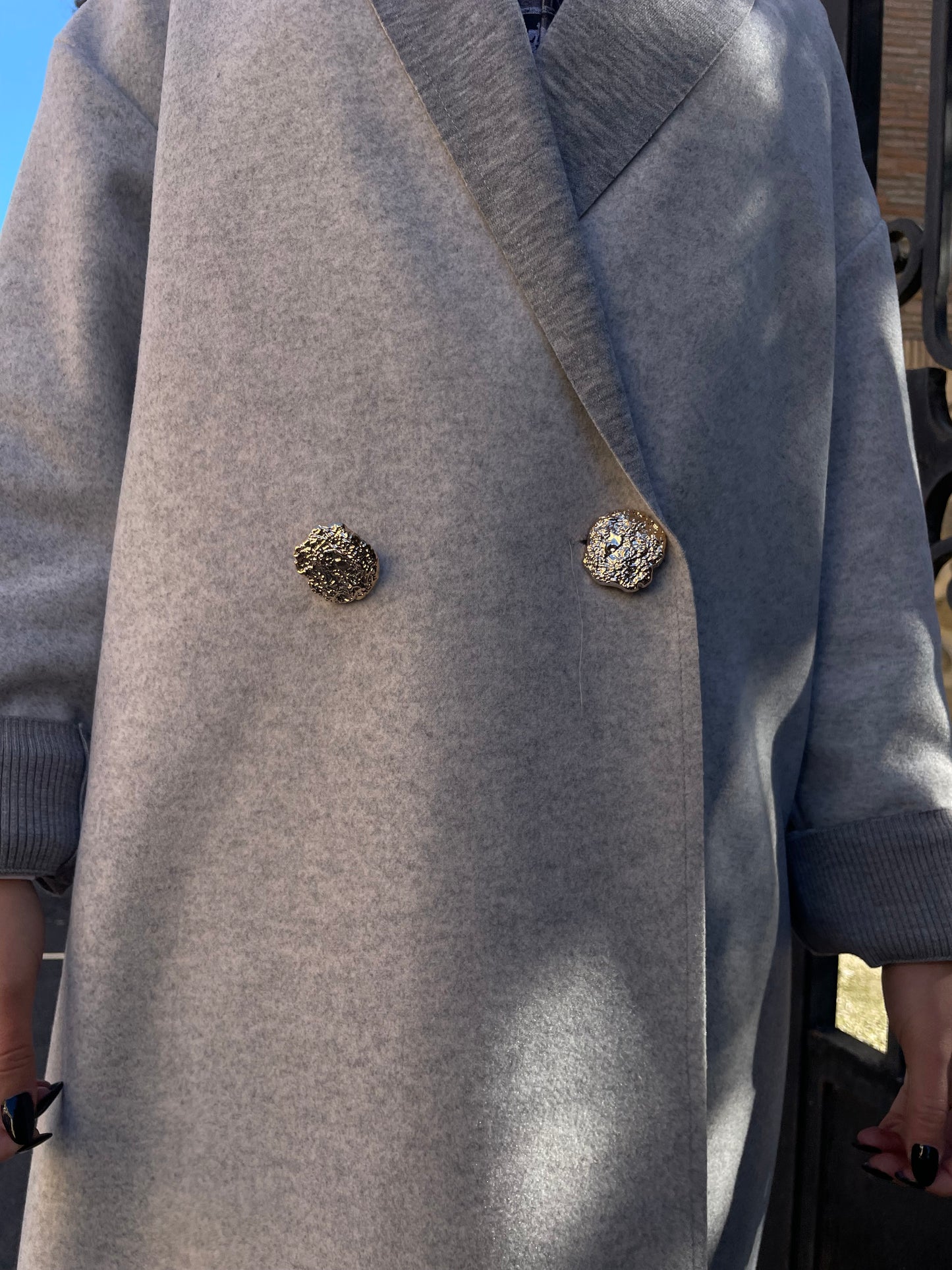 Cappottino grigio perla