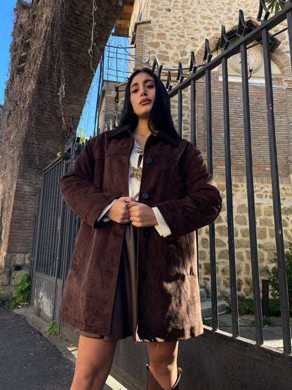 Cappotto Suede e costine