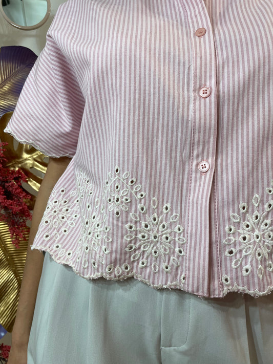 Camicetta righina Pink