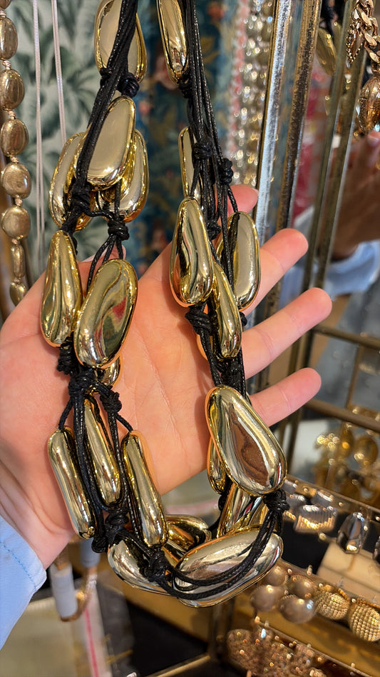 Collana sasso oro