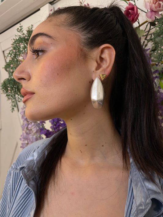 Orecchìni virgo silver