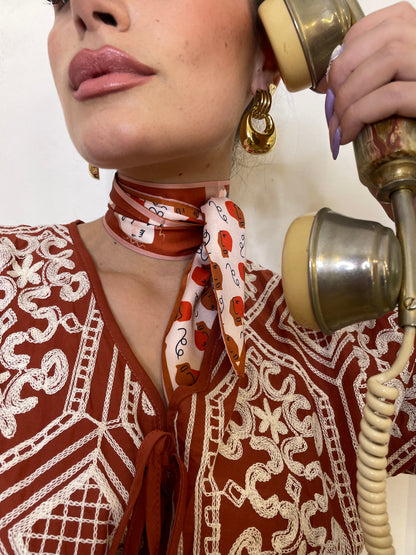 Foulard visi coccio