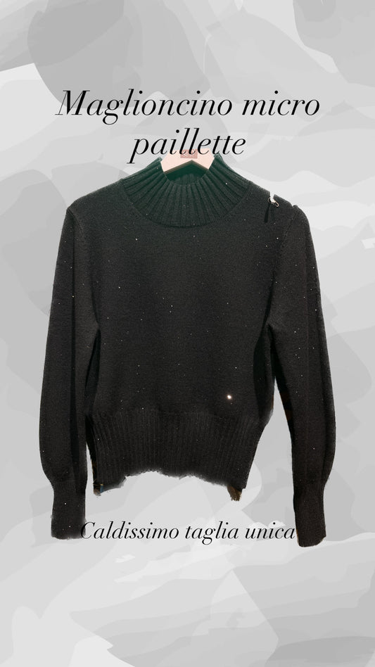 Maglioncino micro paillette
