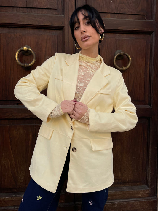 Giacca canarino Suede