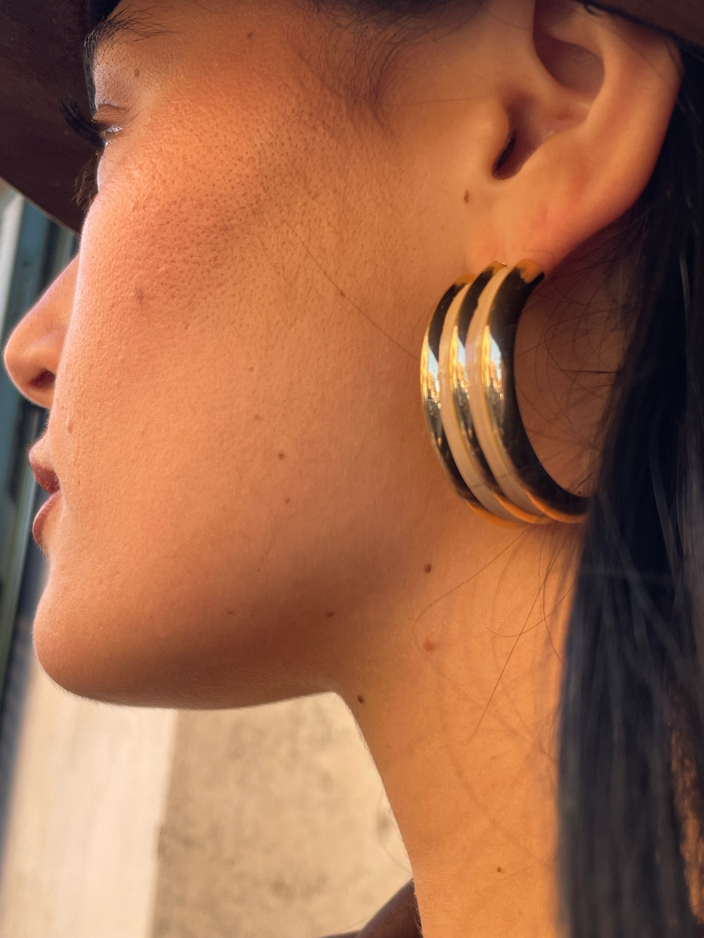 Semicerchi smalto beige