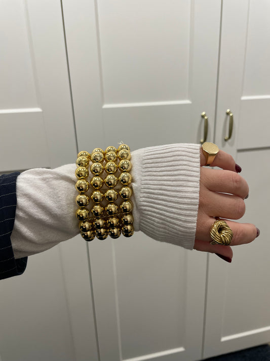 Bracciale biglia oro